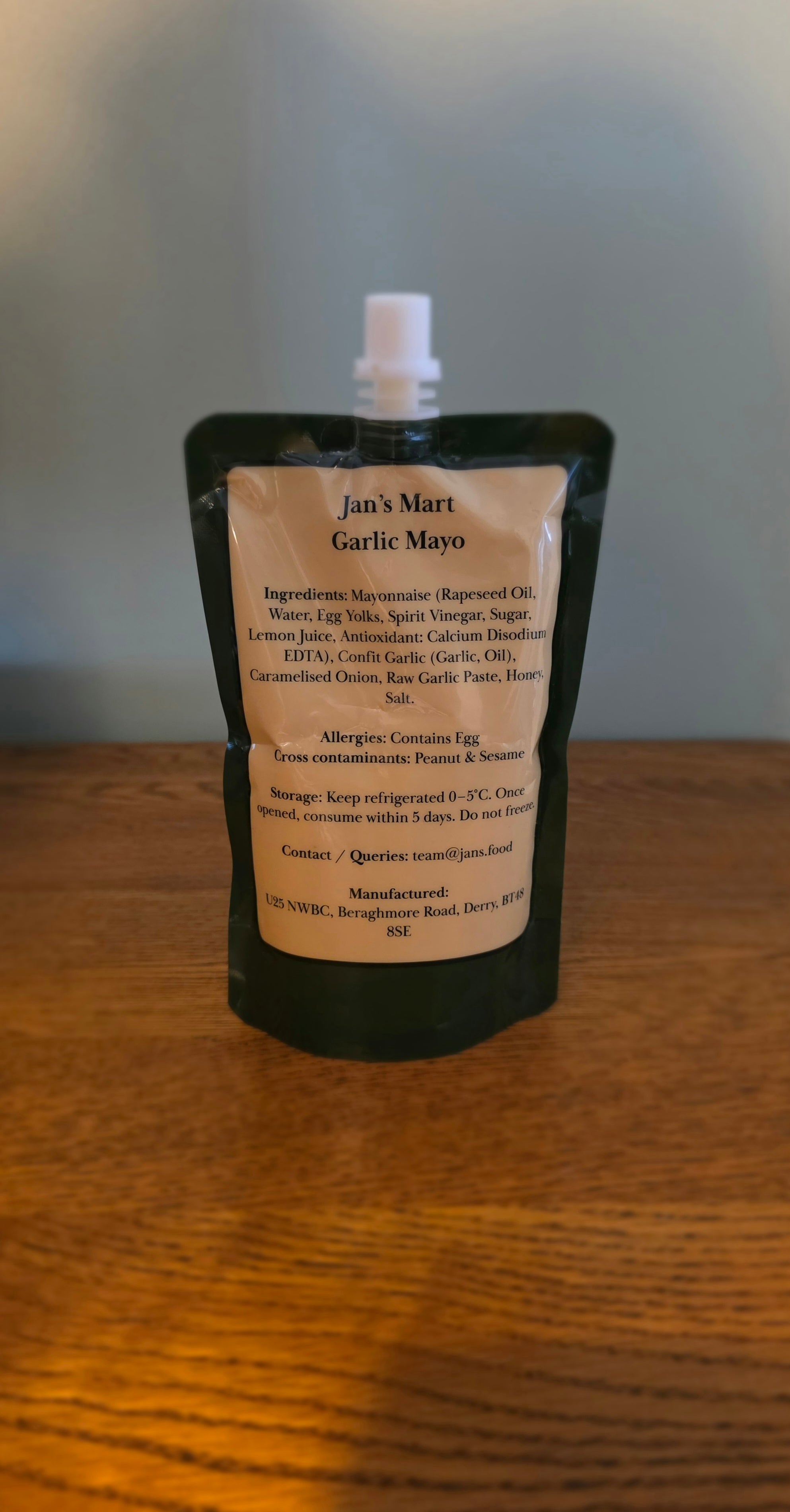 Garlic Mayo Sauce 300ml Pouch